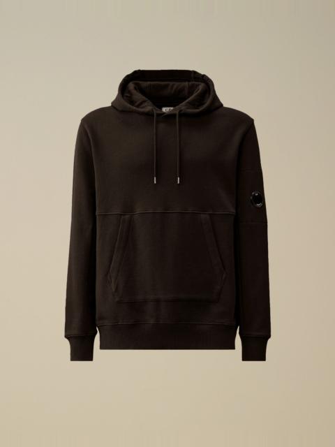 Diagonal Raised Fleece Hooded Lens Sweatshirt