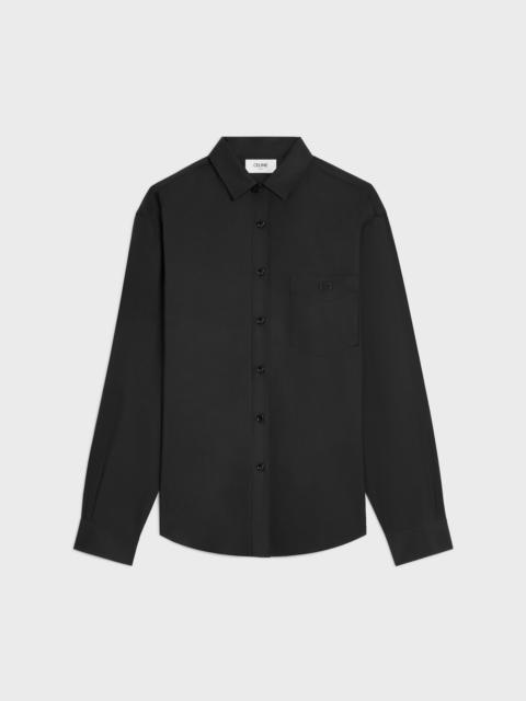 relaxed shirt IN silk twill