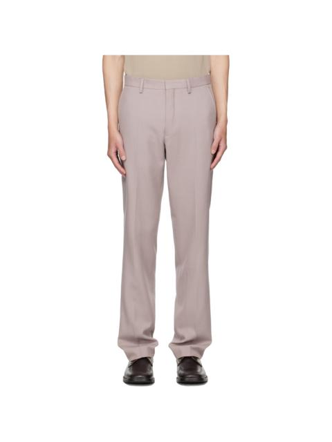 Purple Wool Trousers