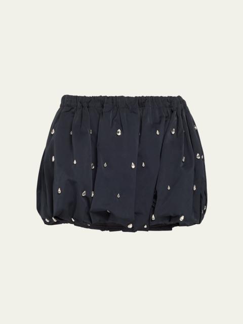 Holly Embellished Bubble Mini Skirt