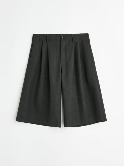 Split Shorts Shark Pinstripe Herringbone