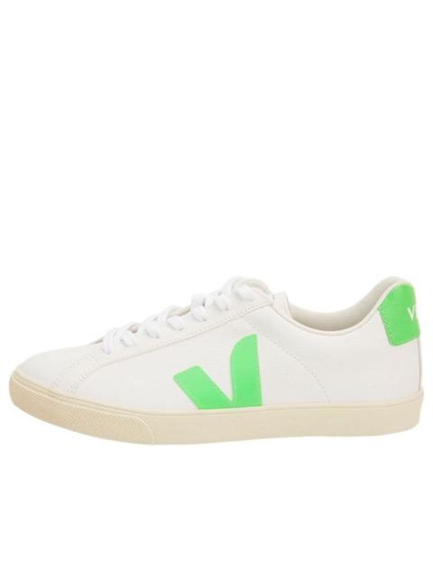 Veja Esplar Logo Chromefree 'White Neon Green' EO052571