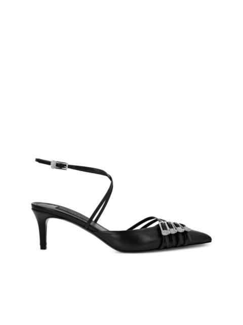 strappy kitten pumps