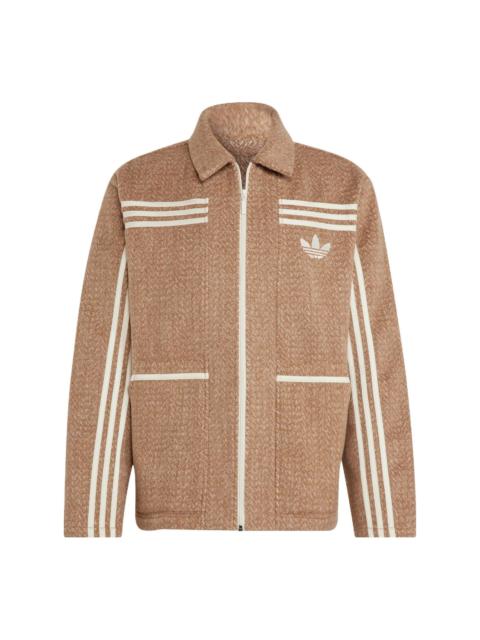 adidas Adicolor 70s Collared Jacket 'Brown Desert' IB3424