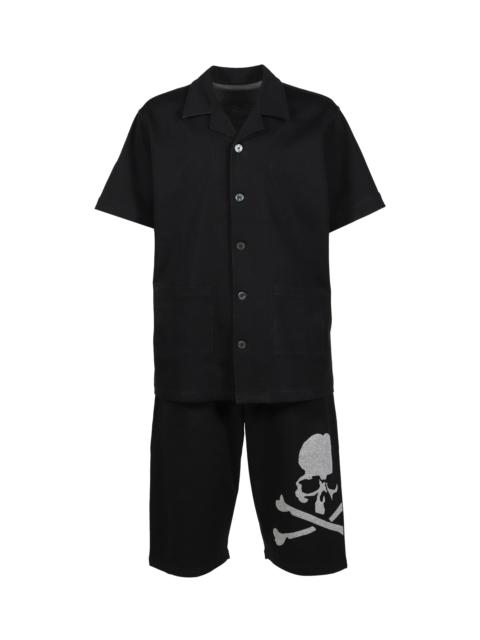 SHORT SLEEVE LOUNGE SET / BLK