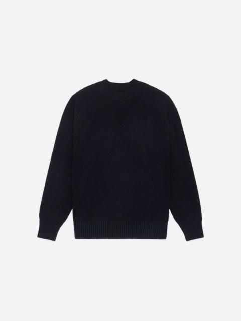Cotton Crewneck Sweater - Black