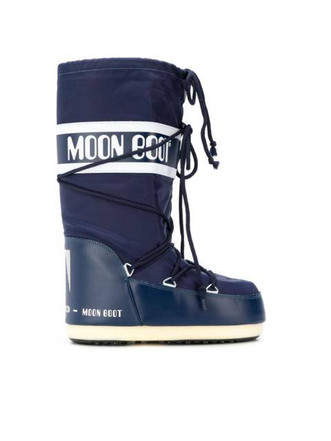 logo drawstring boots