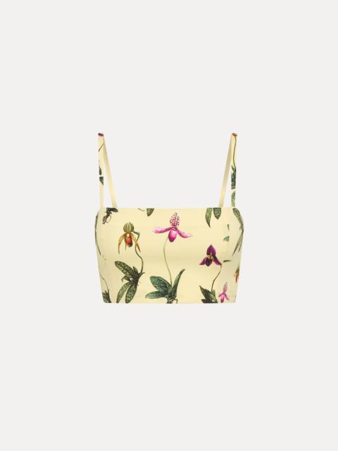 ORCHID COTTON POPLIN CROPPED TANK