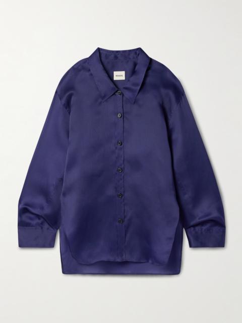 Herschel Oversized Silk-organza Shirt
