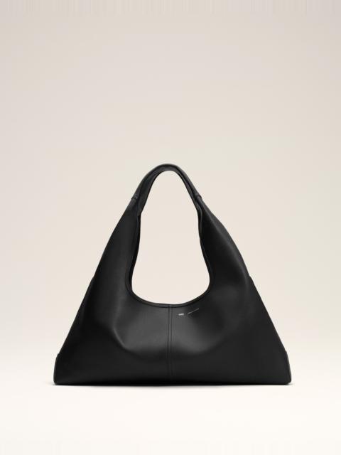 BLACK SUPPLE LEATHER ETIENNE SHOULDER BAG