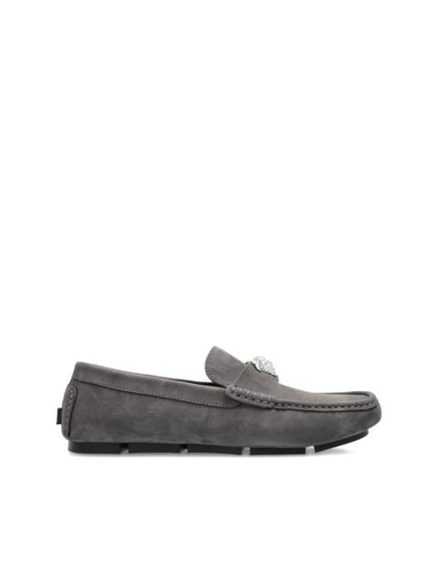 La Medusa-embellished loafers
