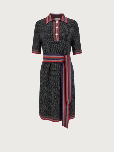 GANCIO S JACQUARD DRESS