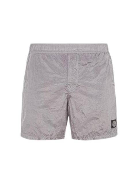 Stone Island Regular Fit Nylon Swim Trunks Dust