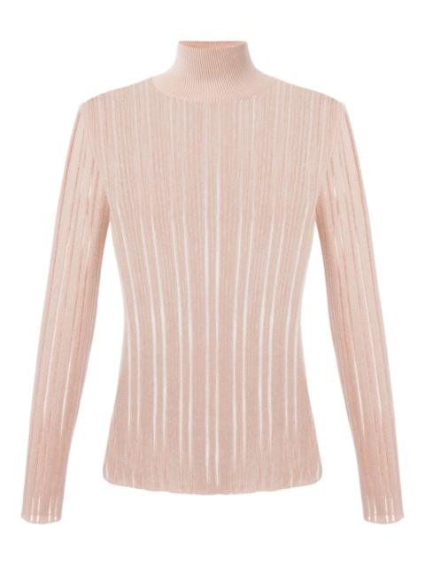 ribbed turtleneck top