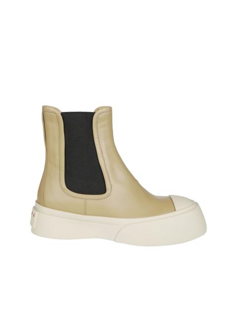 45mm leather chelsea boots