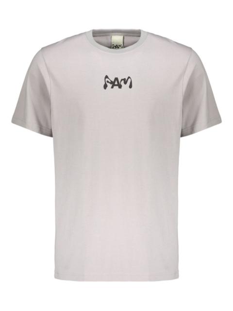 eye-print logo cotton T-shirt