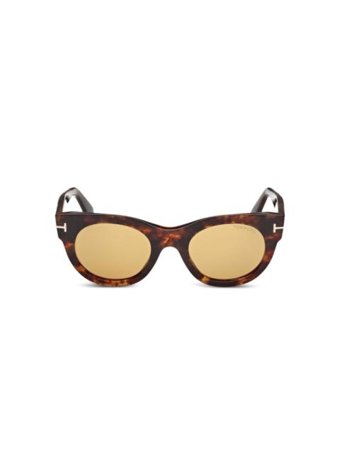 round-frame sunglasses