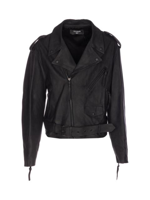Cowskin Biker Jacket