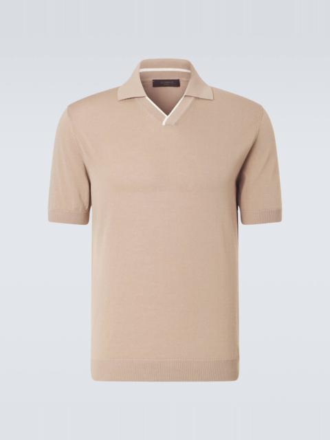 Cotton polo shirt