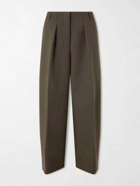 The Ovalo Pleated Crepe Pants