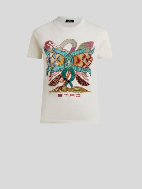 COTTON T-SHIRT WITH EMBROIDERY