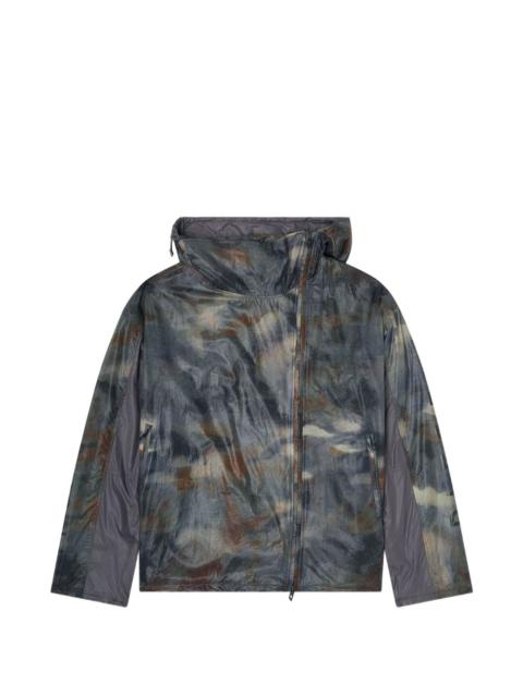 hooded military jacket