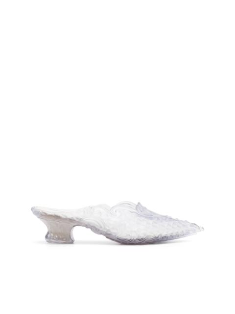 x Melissa 55mm filigree-detailing mules