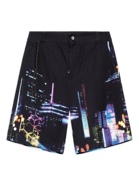 Li-Ning City Graphic Shorts 'Black' AKSS121-2