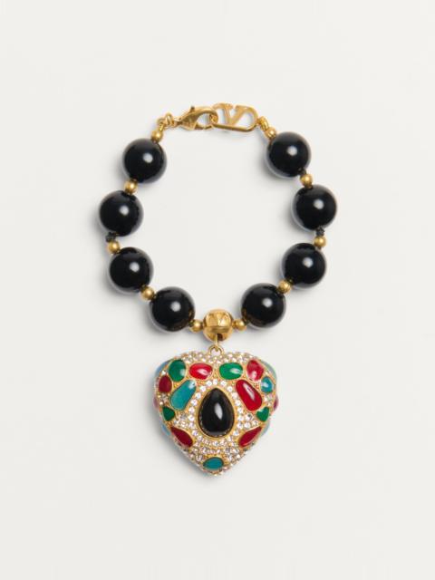 COEUR ROYAL BRACELET IN METAL, RESIN, ENAMEL AND SWAROVSKI® CRYSTALS