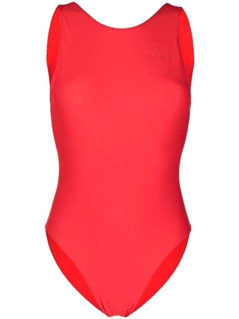 recycled scoop-back swimsuit