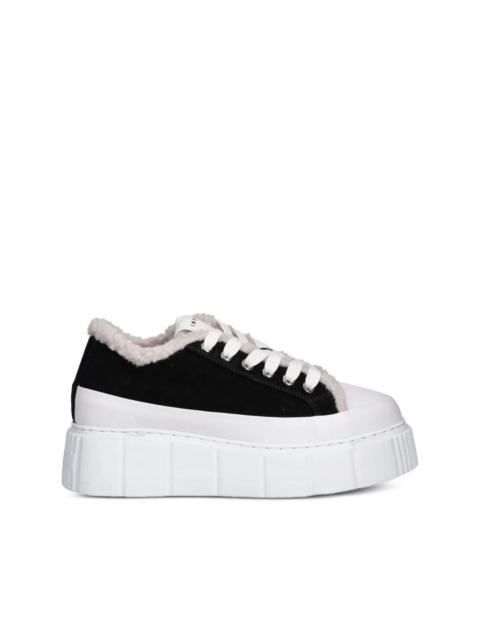 Matilda Curly fleece platform sneakers