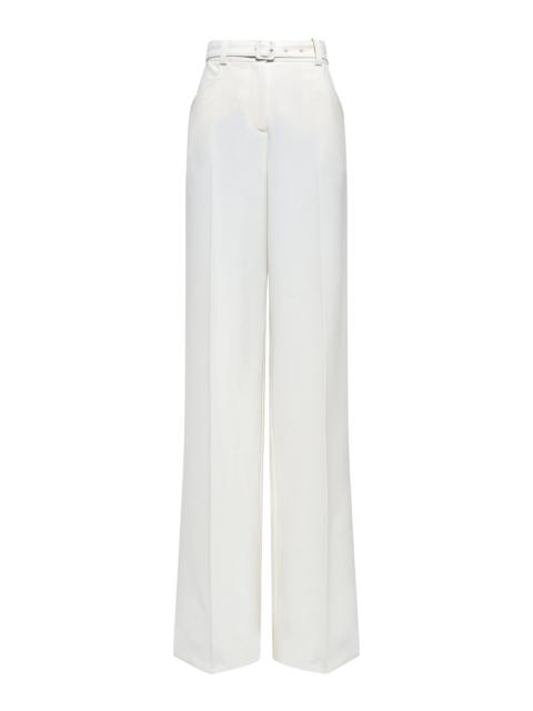 Norman Wide-Leg Pant in Ivory Recycled Virgin Wool