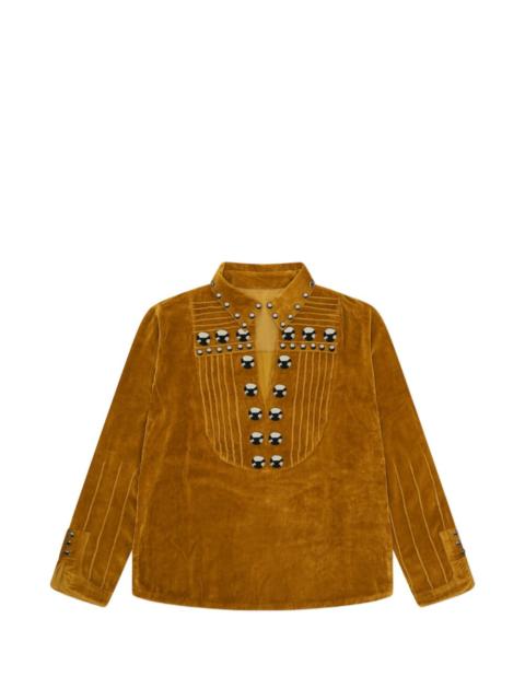 Brenda studded velvet shirt