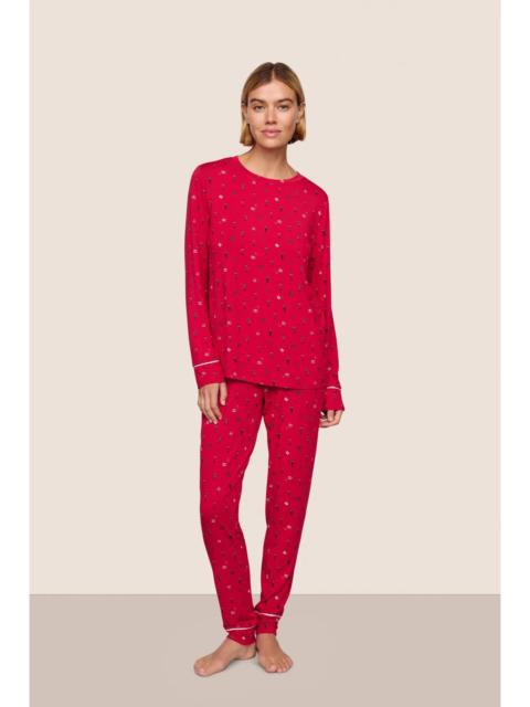 Gisele Printed TENCEL™ Modal Crewneck PJ Set
