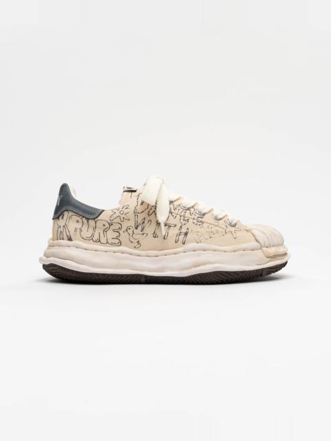 "BLAKEY" OG Sole Graffiti Printed Canvas Low_top Sneaker