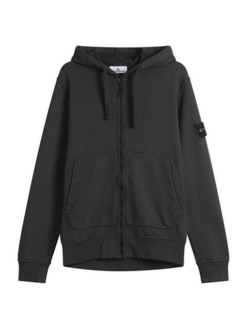 Stone Island Garment Dyed Zip Hoodie