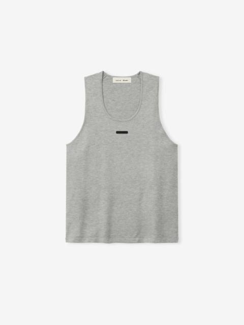 Womens Classic Rib Knit Tank