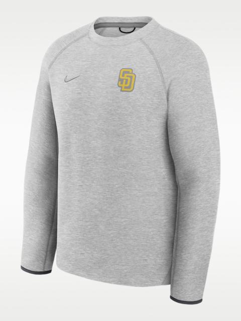 San Diego Padres Tech Fleece Men's Nike MLB Pullover Crew