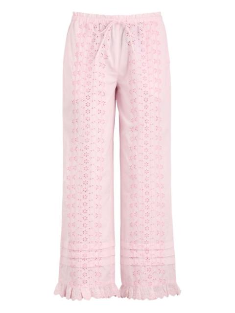 Lucinda broderie trousers