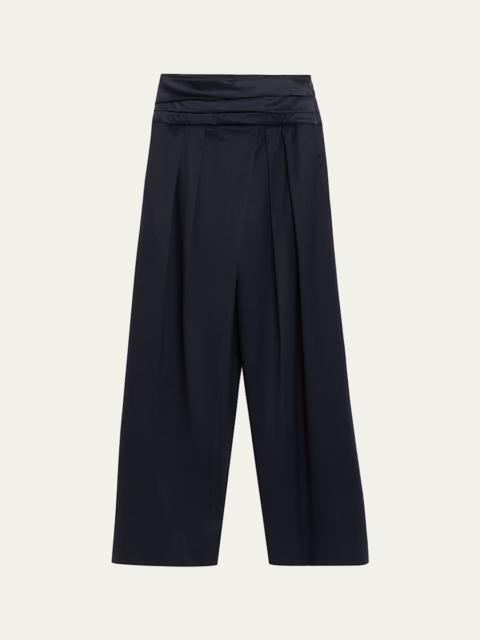 Delancey St. Silk Twill Pants