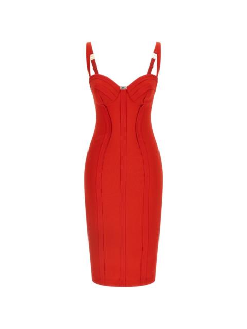 bustier midi dress
