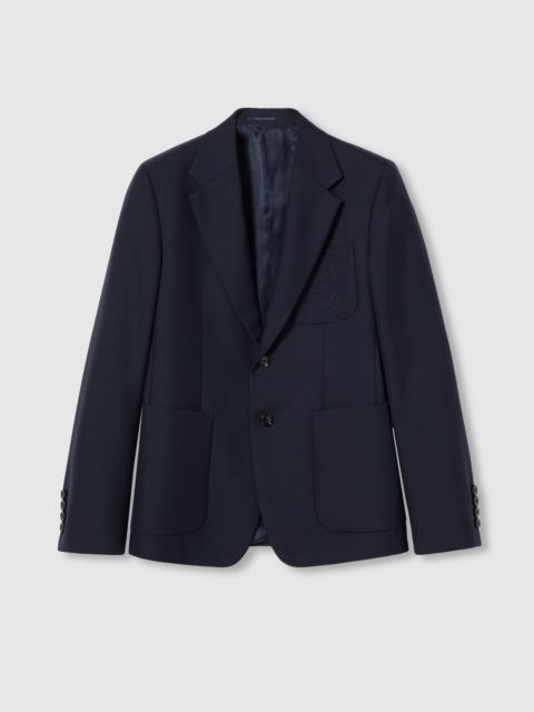 Drill jacket with Liftboy embroidery