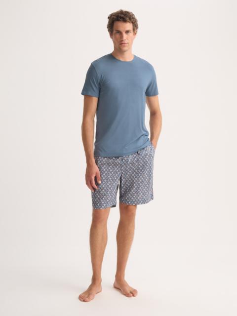 Men's T-Shirt Basel Micro Modal Stretch Storm Blue