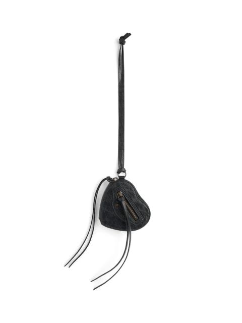 Women's Le City Charm Heart Box  in Black