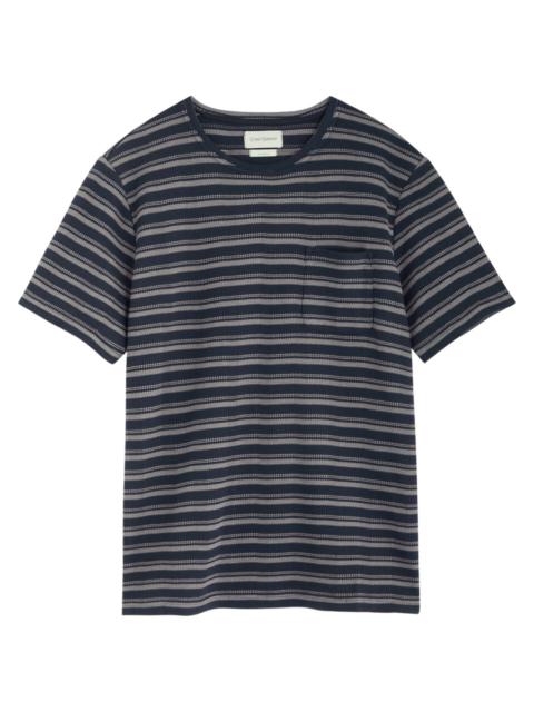 Oliver Spencer Oli's Striped Waffle-knit T-shirt
