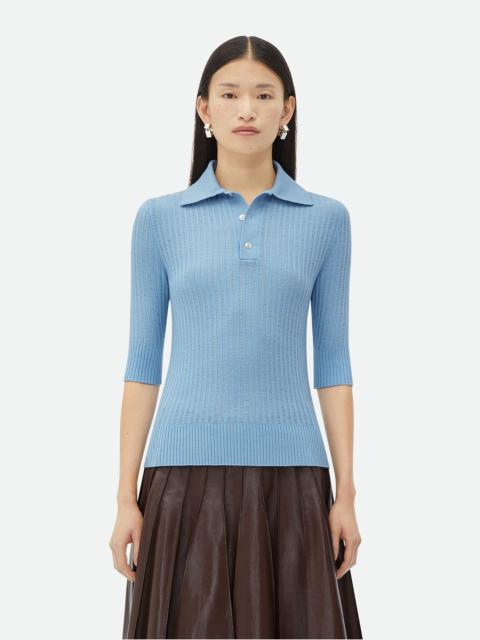 Light Wool Short-Sleeved Sweater