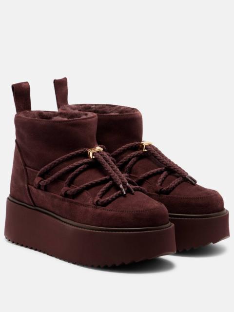 Classic Low suede platform snow boots
