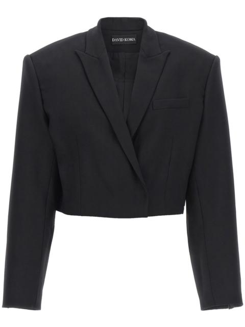 cropped blazer