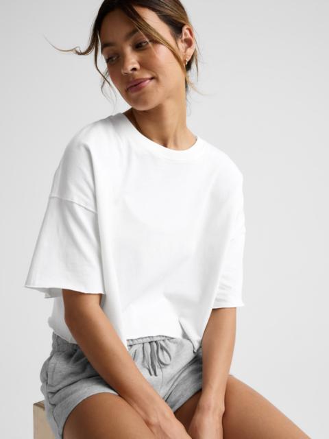 SoftKnit Better Than Ever Cropped Cotton Tee