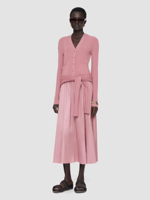 Sinai Plissé Knit Cardigan